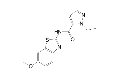 1-ethyl-N-(6-methoxy-1,3-benzothiazol-2-yl)-1H-pyrazole-5-carboxamide