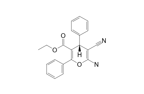 (S)-ETHYL-6-AMINO-5-CYANO-2,4-DIPHENYL-4H-PYRAN-3-CARBOXYLATE