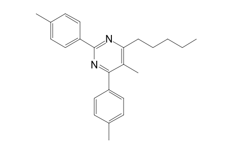 2,4-di(4-methylphenyl)-5-methyl-6-pentylpyrimidine