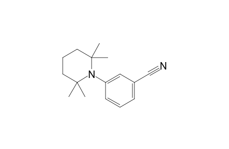 3-(2,2,6,6-Tetramethylpiperidin-1-yl)benzonitrile