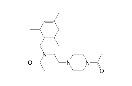 N-[2-(4-Acetyl-1-piperazinyl)ethyl]-N-[(2,4,6-trimethyl-3-cyclohexen-1-yl)methyl]acetamide