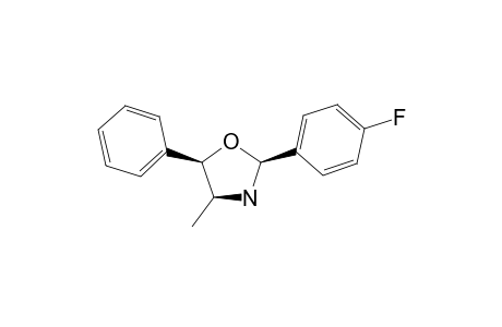 (2S,4S,5R)-2-(4-fluorophenyl)-4-methyl-5-phenyl-1,3-oxazolidine