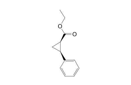 (1R,2S)-2-phenyl-1-cyclopropanecarboxylic acid ethyl ester