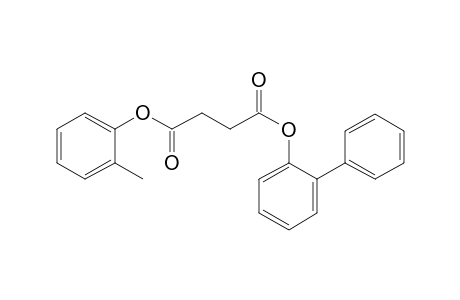 Succinic acid, 2-methylphenyl 2-biphenyl ester