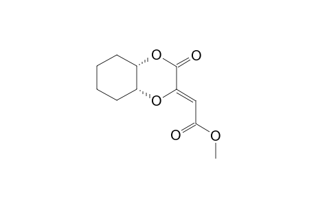 (Z)-Methyl 2-((4aS,8aR)-hexahydro-2-oxobenzo[b][1,4]-1,4-dioxin-3(2H)-ylidene)acetate