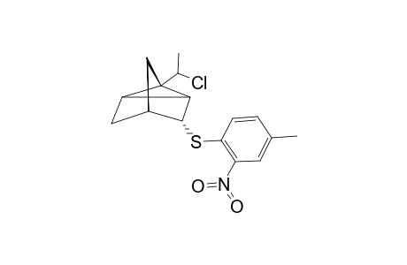 ENDO-3-(2'-NITRO-4'-METHYL-1'-PHENYLTHIO)-1-(1'-CHLOROETHYL)-TRICYCLO-[2.2.1.0(2,6)]-HEPTANE;(DIASTEREOMER-1)