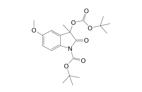 tert-Butyl 3-((tert-butoxycarbonyl)oxy)-5-methoxy-3-methyl-2-oxoindoline-1-carboxylate