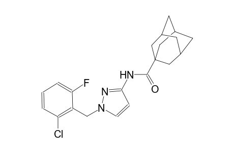 N-[1-(2-chloro-6-fluorobenzyl)-1H-pyrazol-3-yl]-1-adamantanecarboxamide