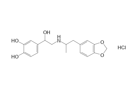 3,4-dihydoxy-a-{{[a-methyl-3,4-(methylenedioxy)phenethyl]amino}methyl}benzyl alcohol, hydrochloride