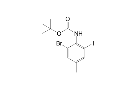 tert-Butyl 2-bromo-6-iodo-4-methylphenylcarbamate