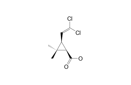 (1R,3R)-3-(2,2-dichloroethenyl)-2,2-dimethylcyclopropane-1-carboxylic acid