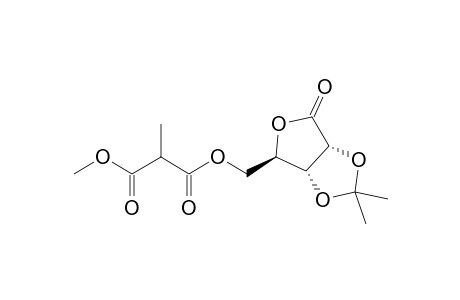 2,3-O-Isopropylidene-.gamma.-D-ribonolactone 2-methoxycarbonylpropionate isomer
