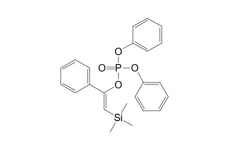 (Z)-1-phenyl-2-(trimethylsilyl)vinyl diphenyl phosphate