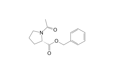 (2S)-1-acetyl-2-pyrrolidinecarboxylic acid (phenylmethyl) ester