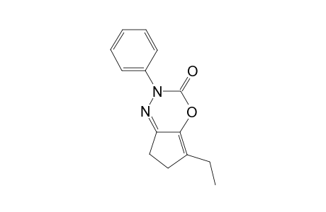 5-Ethyl-2-phenyl-3-oxo-6,7-dihydrocyclopent[e][1,3,4]oxadiazine