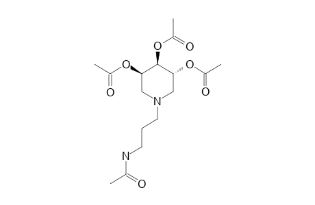 (3R,5R)-3,4,5-TRI-O-ACETYL-1-[3-(ACETYLAMINO)-PROPYL]-PIPERIDINE-3,4,5-TRIHYDROXY-PIPERIDINE