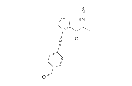 2-Diazo-1-[2-(4-Formylphenylethynyl)cyclopentene]-1-propanone
