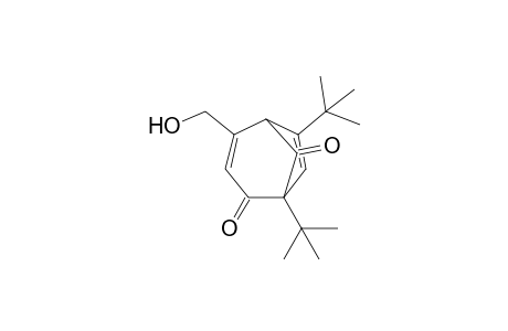 1,6-Bis(1,1-dimethylethyl)-4-(hydroxymethyl)bicyclo[3.2.1]oct-3,6-diene-2,8-dione