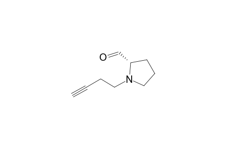 (2S)-1-but-3-ynyl-2-pyrrolidinecarboxaldehyde