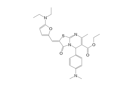 ethyl (2Z)-2-{[5-(diethylamino)-2-furyl]methylene}-5-[4-(dimethylamino)phenyl]-7-methyl-3-oxo-2,3-dihydro-5H-[1,3]thiazolo[3,2-a]pyrimidine-6-carboxylate