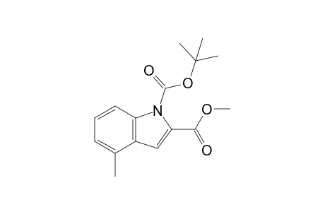 Methyl 1-(t-butoxycarbonyl)-4-methylindole-2-carboxylate