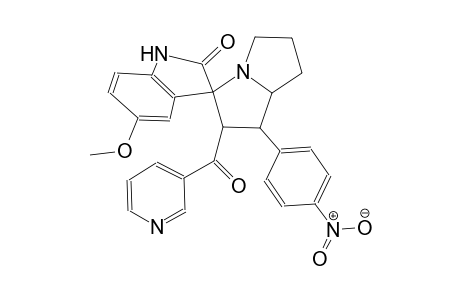 (1'S,2'R,7a'S)-5-methoxy-2'-nicotinoyl-1'-(4-nitrophenyl)-1',2',5',6',7',7a'-hexahydrospiro[indoline-3,3'-pyrrolizin]-2-one