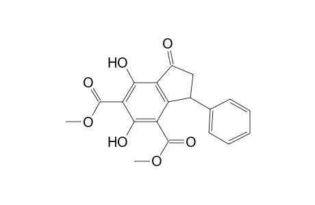 1H-Indene-4,6-dicarboxylic acid, 2,3-dihydro-5,7-dihydroxy-1-oxo-3-phenyl-, dimethyl ester