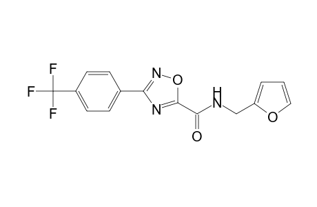 N-(2-furylmethyl)-3-[4-(trifluoromethyl)phenyl]-1,2,4-oxadiazole-5-carboxamide
