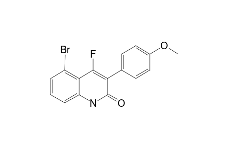 5-BROMO-4-FLUORO-3-(4-METHOXYPHENYL)-HYDROQUINOLIN-2-ONE