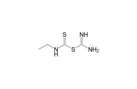 Carbamodithioic acid, ethyl-, anhydrosulfide with carbamimidothioic acid