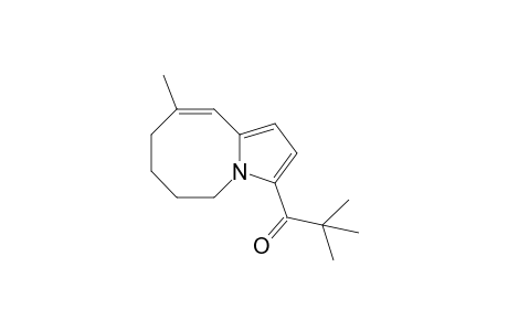 {5',6',7',8'-Tetrahydro-9'-methylpyrrolo[1,2-a]azocin-3'-yl}-2,2-dimethylpropan-1-one