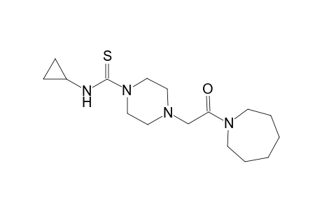 1-piperazinecarbothioamide, N-cyclopropyl-4-[2-(hexahydro-1H-azepin-1-yl)-2-oxoethyl]-