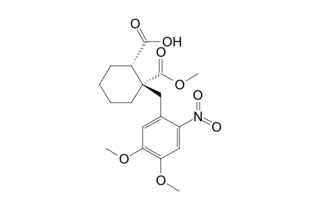 cis-Cyclohexane-1,2-dicarboxylic acid (4,5-Dimethoxy-2-nitrobenzyl) ester Methyl ester