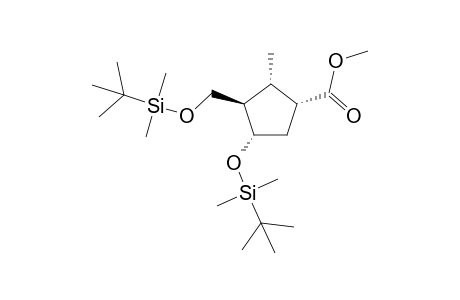 (1R,2S,3R,4S)-4-[tert-butyl(dimethyl)silyl]oxy-3-[[tert-butyl(dimethyl)silyl]oxymethyl]-2-methyl-1-cyclopentanecarboxylic acid methyl ester