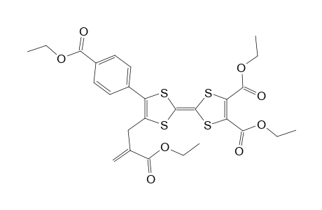 Diethyl 4'-(2-(ethoxycarbonyl)allyl)-5'-(4-(ethoxycarbonyl)phenyl)-Tetrathiafulvalene-4,5-dicarboxylate