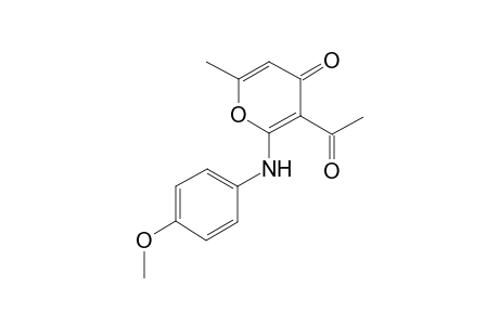 3-Acetyl-2-(4-methoxy-phenylamino)-6-methyl-pyran-4-one