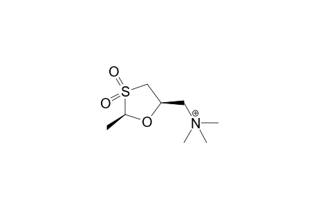 [(2R,5R)-3,3-diketo-2-methyl-1,3-oxathiolan-5-yl]methyl-trimethyl-ammonium