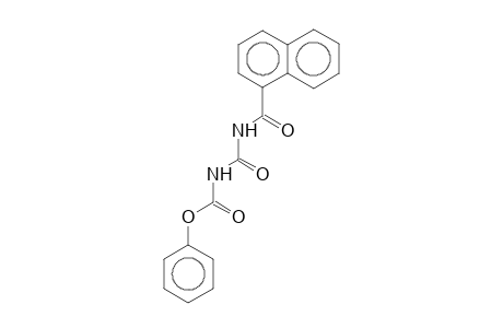 Allophanic acid, 4-(1-naphthoyl)-, phenyl ester
