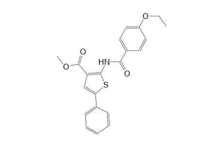 methyl 2-[(4-ethoxybenzoyl)amino]-5-phenyl-3-thiophenecarboxylate