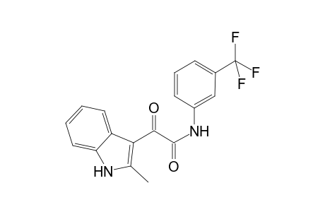 2-(2-Methyl-1H-indol-3-yl)-2-oxo-N-[3-(trifluoromethyl)phenyl]acetamide
