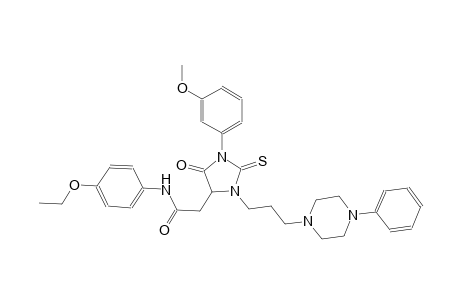 4-imidazolidineacetamide, N-(4-ethoxyphenyl)-1-(3-methoxyphenyl)-5-oxo-3-[3-(4-phenyl-1-piperazinyl)propyl]-2-thioxo-