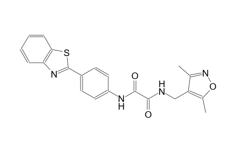 ethanediamide, N~1~-[4-(2-benzothiazolyl)phenyl]-N~2~-[(3,5-dimethyl-4-isoxazolyl)methyl]-