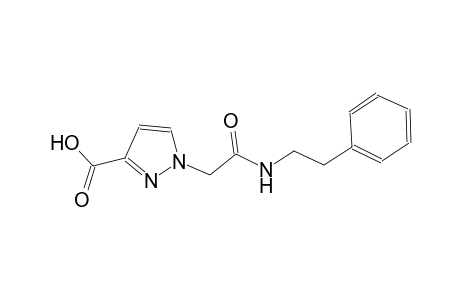 1H-pyrazole-3-carboxylic acid, 1-[2-oxo-2-[(2-phenylethyl)amino]ethyl]-