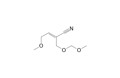 (Z)-4-methoxy-2-(methoxymethoxymethyl)-2-butenenitrile