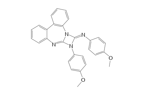 1-(4-Methoxyphenyl)-2-(4-methoxyphenyl)iminodibenzo[d,f]-1,3-diaztidino[1,2-a]diazepine