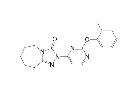 2-[2'-(2''-Methylphenoxy)pyrimidin-4'-yl)-6,7,8,9-tetrahydro-2H-(1,2,4)-triazolo[4,3-a]azepin-3(5H)-one