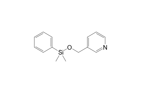 3-{[(Dimethylphenylsilyl)oxy]methyl}pyridine