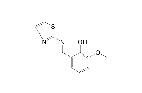 2-METHOXY-6-[N-(2-THIAZOLYL)FORMIMIDOYL]PHENOL