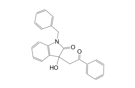 2H-indol-2-one, 1,3-dihydro-3-hydroxy-3-(2-oxo-2-phenylethyl)-1-(phenylmethyl)-