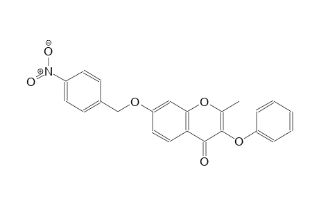 2-methyl-7-[(4-nitrobenzyl)oxy]-3-phenoxy-4H-chromen-4-one